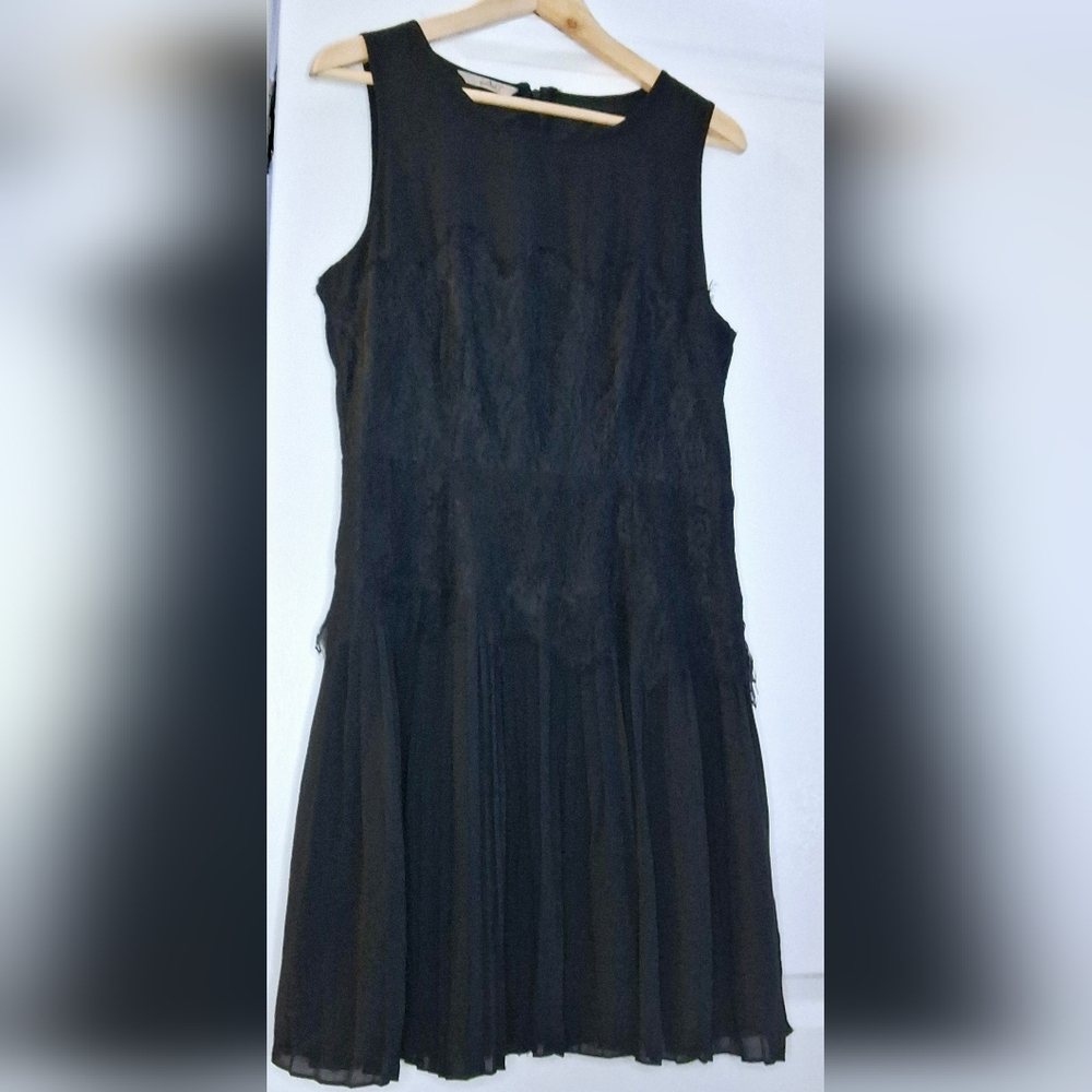 Darling Gorgeous Lace Bodice Pleated Dress (M/L)